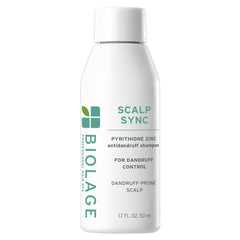 Biolage cuero cabelludo sincronizacion champú anticaspa en botella para uso diario.