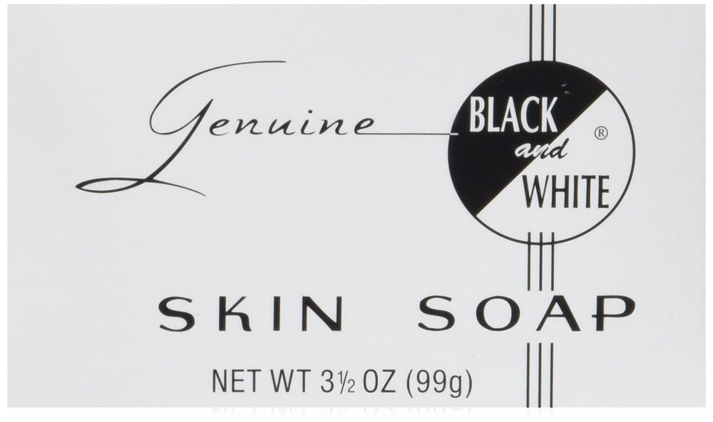 Black and White Jabon piel fresca con espuma suave para uso diario