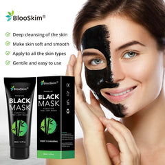 Textura negra que seca rápidamente para controlar brillos en el rostro.
