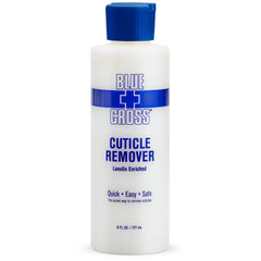 Blue Cross Cutícula Remover Líquido Botella: tratamiento rápido para cutículas suaves y uñas limpias.