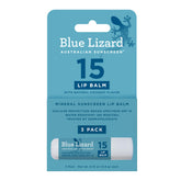 Bálsamo BLUE LIZARD pack 3 para protección mineral SPF 15.