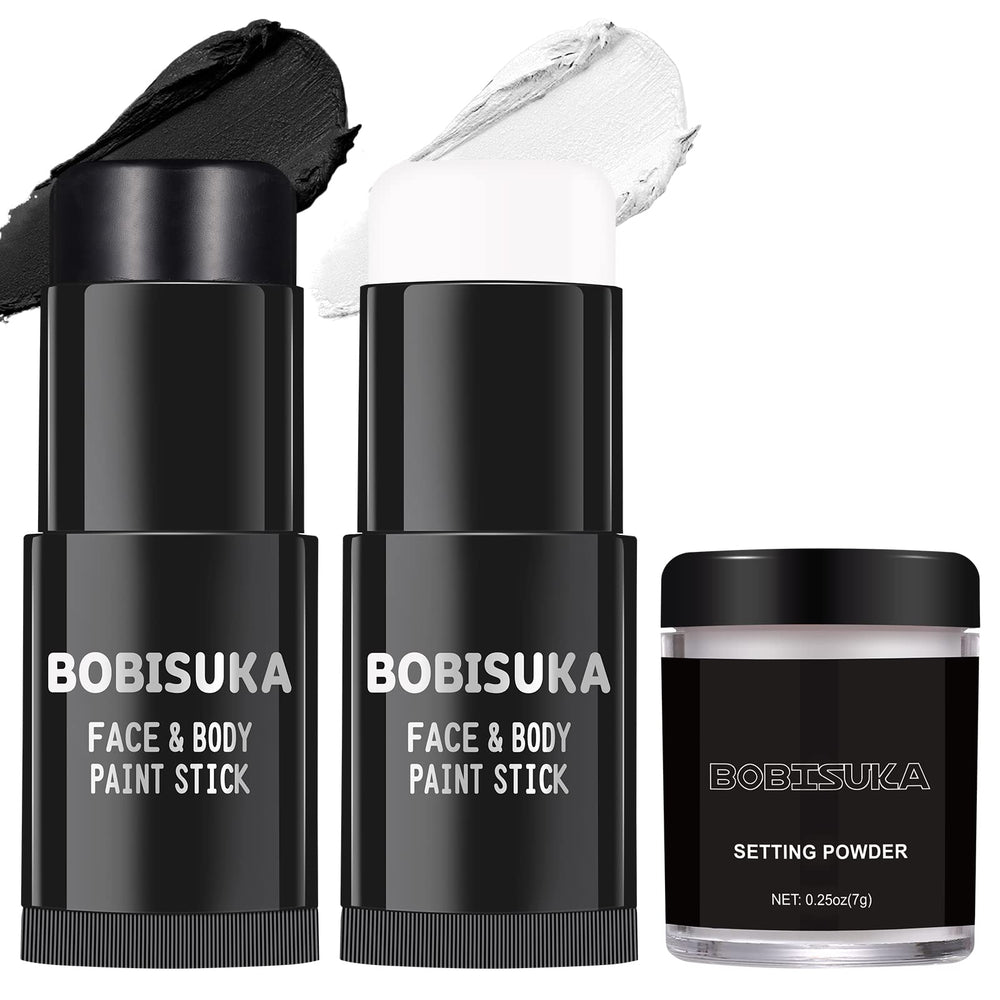 BOBISUKA lapiz pintura negro blanco para looks de cosplay y deporte