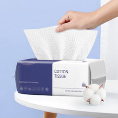 BODFPPC toalla facial desechable de algodón suave para limpieza diaria