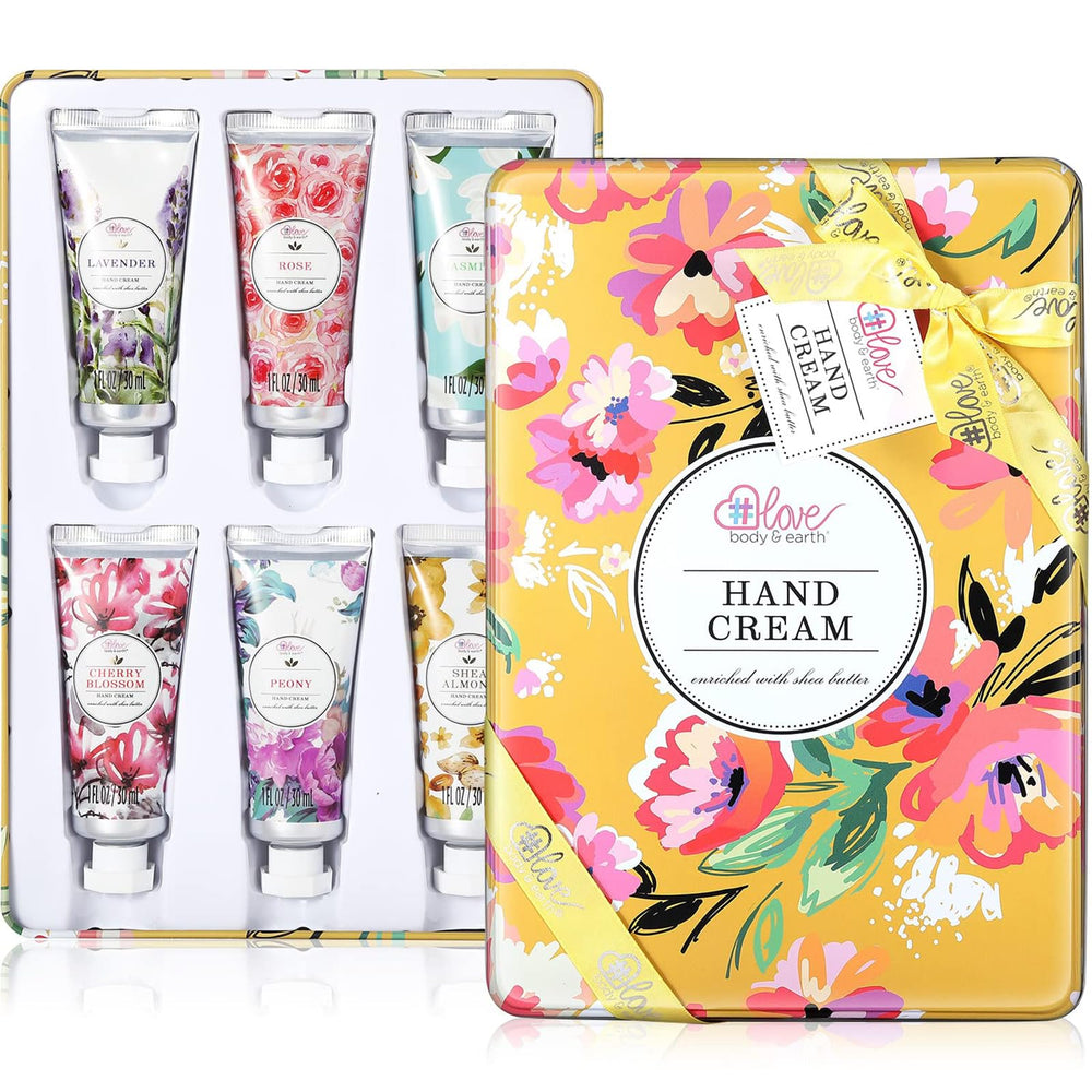 BODY & EARTH crema manos karité; regalo perfecto para el cuidado diario.