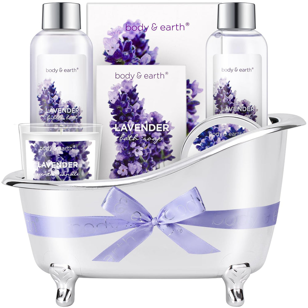 Body & Earth set Lavanda en empaque regalo elegante, ideal para ocasiones especiales