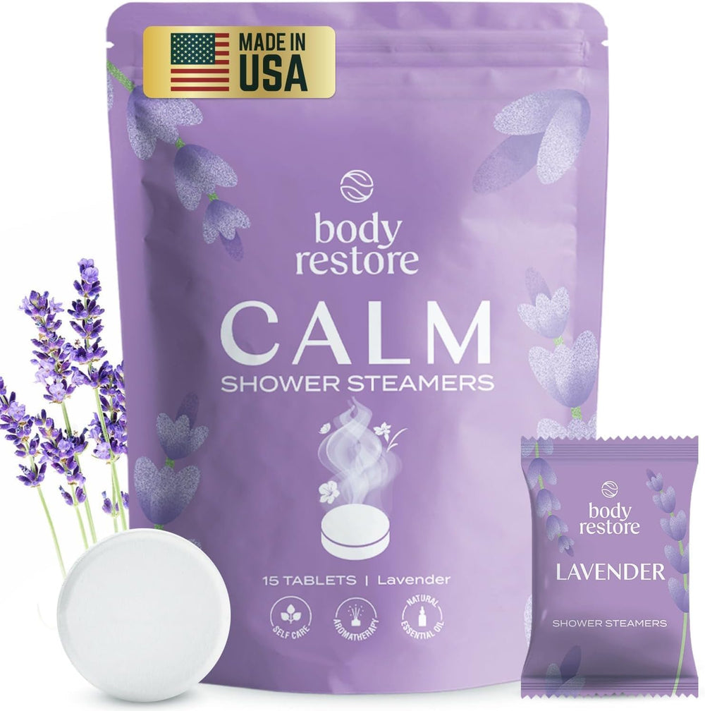 Body Restore: bombas de baño aromaterapia lavanda para relajación en casa.