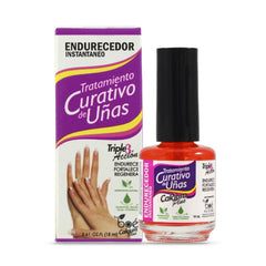 BOÉ COSMETICS Endurecedor de Uñas: triple acción para fortalecimiento rápido.
