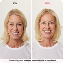 Boldify control de frizz, acabado suave y brillante.