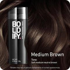 Boldify aplicación: se aplica con precisión para un look natural.