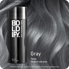 Boldify Fibras para Cabello: aplicación fácil para un aspecto más lleno.