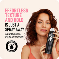 Boldify Dry Texture Spray destaca volumen rapido para un estilo mas completo.