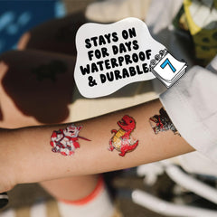 Bonbaloo tatuajes hipoalergénicos, diseño seguro para piel sensible.