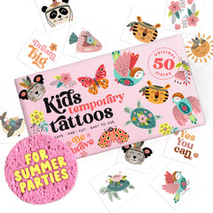 Bonbaloo tatuajes para niños mar infantil: diseño seguro y divertido para piel sensible.