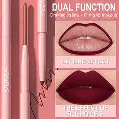 Delineadores retráctiles BONNIE CHOICE rojo-rosa para definición precisa de labios