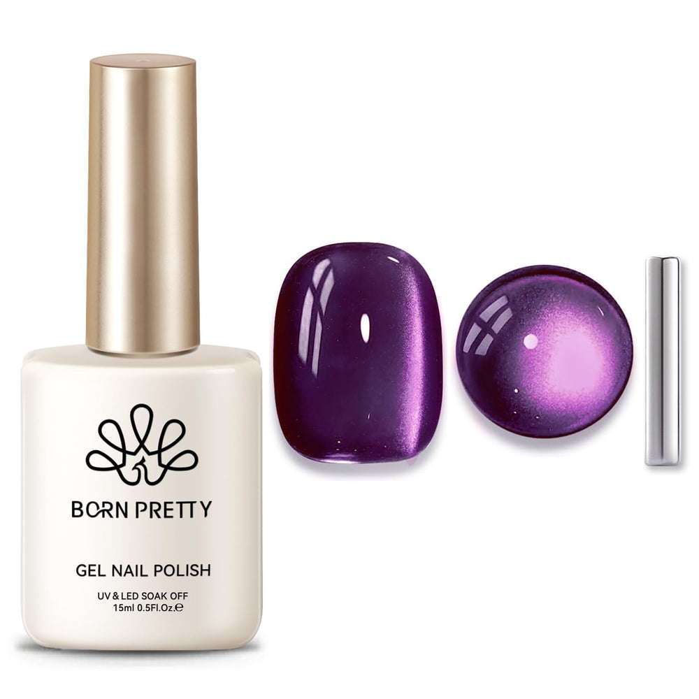 Born Pretty gel gato magnetico frontal, presentación elegante del producto.