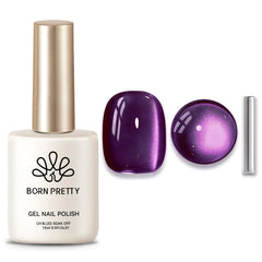 Born Pretty gel gato magnetico frontal, presentación elegante del producto.