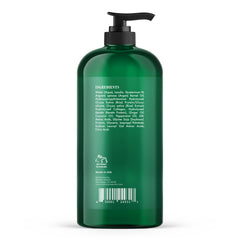 Aplicación en la palma del acondicionador Botanic Hearth, hidratación suave