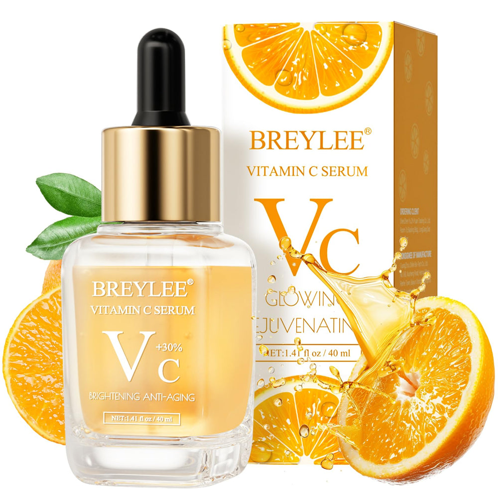 BREYLEE Serum Vitamina C envase: hidrata y prepara la piel para el día.