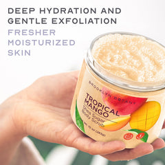 Brooklyn Botany Scrub Mango Tropical, aroma dulce y refrescante.