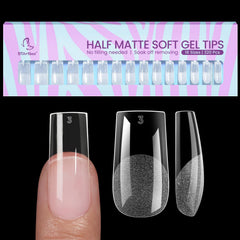 BTArtbox tips uñas postizas cuadradas, 320 piezas para extensión en casa.