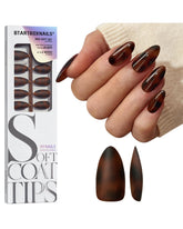 BTArtboxnails carey en almendra media, acabado elegante y duradero para uso diario.
