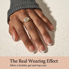 BTArtboxnails Uñas Frances preaplicadas con primer y base para confort.