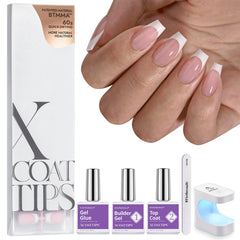 BTArtboxnails XCOATTIPS: proceso X-Coat para un acabado de gel uniforme.