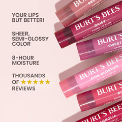 Burt's Bees hidratación de labios con manteca de karité y ceras.