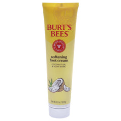 Burt's Bees crema para pies coco en botella, hidratación suave para pies resecos.