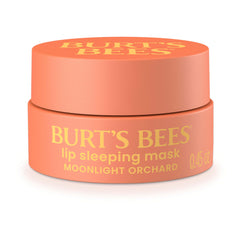 Burts Bees Moonlight Orchard Lip Sleeping Mask, tarro con aplicador de bambú para hidratación nocturna.