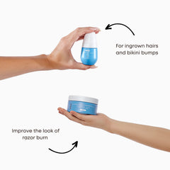 Bushbalm Exfoliante corporal con azúcar: prepara la piel para depilarse.