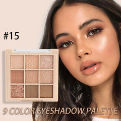 CAKAILA Sombras neutras tonos glitter para brillo suave