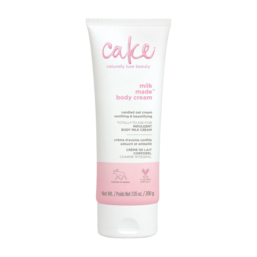 Cake Beauty crema corporal textura ligera para piel suave e hidratada
