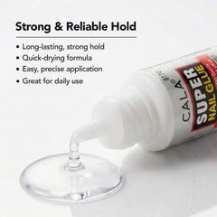 CALA Super Nail Glue, aplicación rápida para uñas, uñas listas en segundos