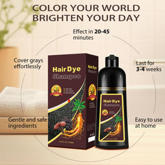 Callmynm cabello teñido con brillo natural tras el proceso.