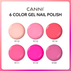 CANNI: esmalte gel de alta pigmentación para color intenso.