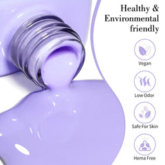 CANNI Esmalte gel libre de HEMA y olor suave.