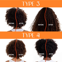 Control del frizz con Cantu para rizos definidos