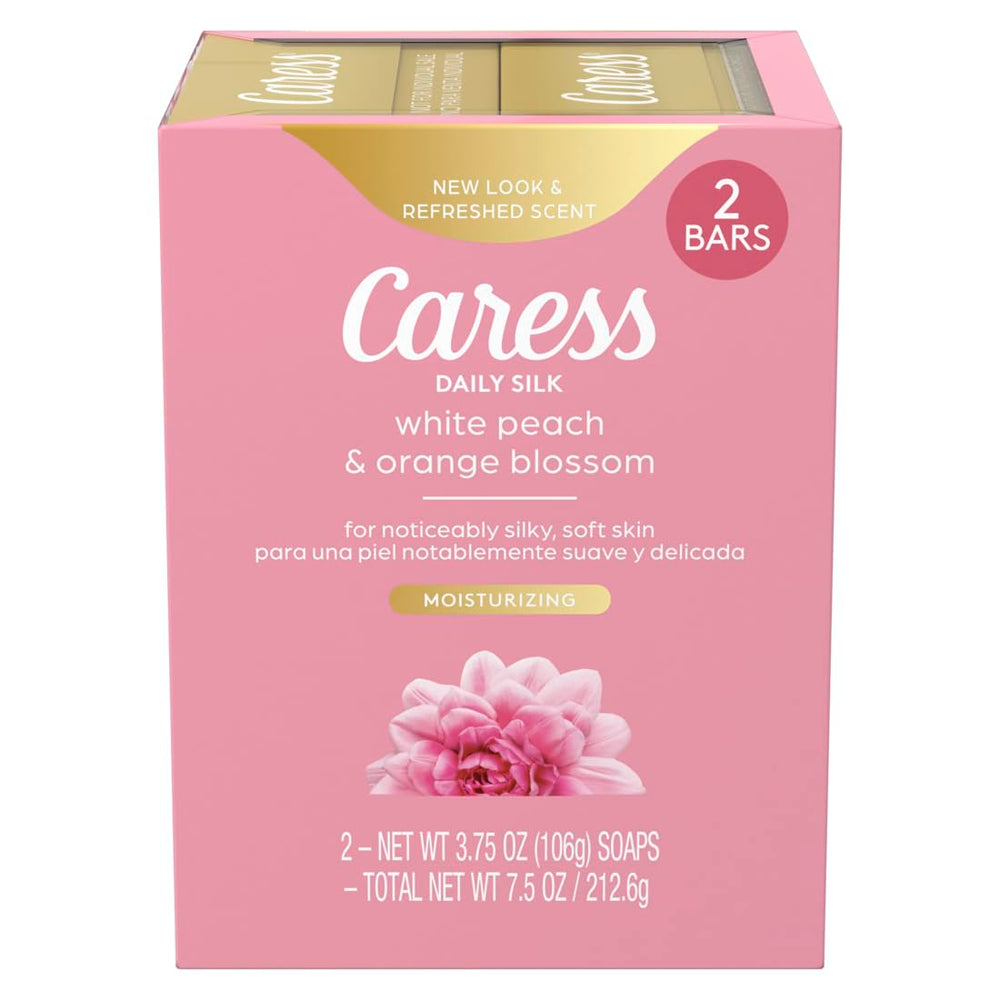 Caress Daily Silk: barra de jabón con espuma cremosa para una piel suave todo el día.