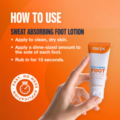 Packaging shot of Carpe with box and tube, indicating paraben-free and cruelty-free promise.