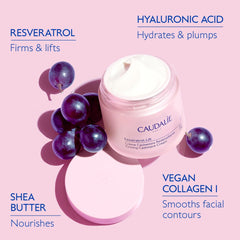 Ácido hialurónico en Caudalie Resveratrol-Lift aporta hidratación profunda