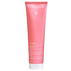 Caudalie VinoHydra: limpiador gel suave en frasco, limpia sin resequedad.