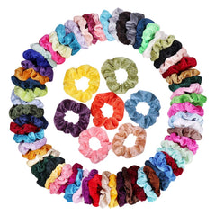 Gomas para el cabello Cehomi de terciopelo multicolor; ideales para peinados diarios y fiestas.