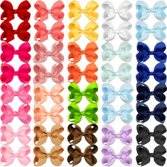 Lazo Cellot de 3 pulgadas azul para niñas, perfecto para peinados y atuendos escolares.