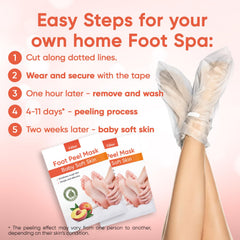 Ingredientes de la CÉLOR Foot Peel Mask: Aloe y Lavanda nutriendo la piel.