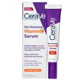 CeraVe Vitamina C Suero en frasco de 1 onza, ilumina la piel.