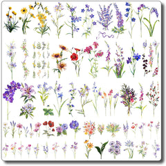 CHARLENT tatuajes flores acuarela pequenas: ideal para hombro y brazo.