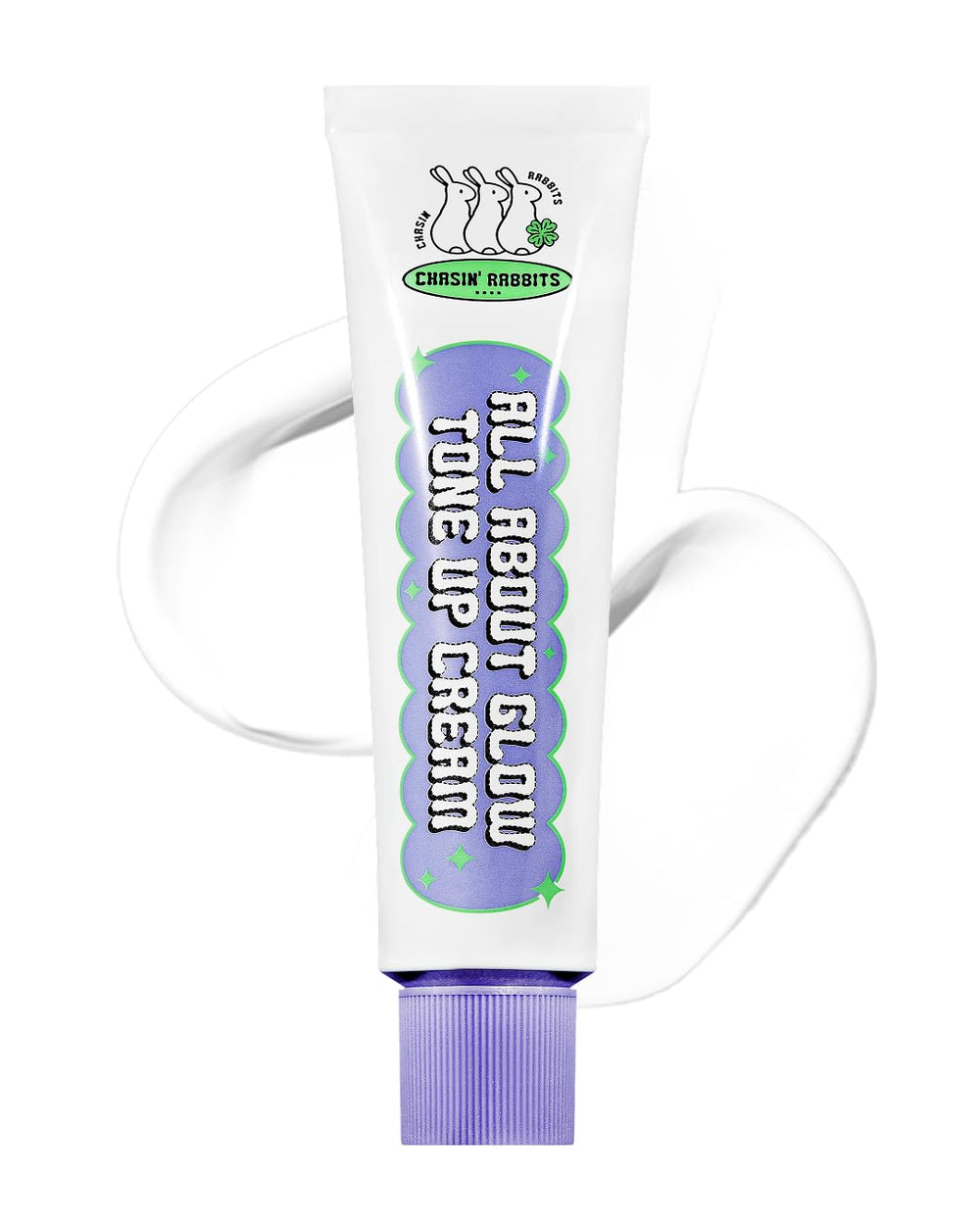 CHASIN' RABBITS All About Glow Tone-up Cream en bote que favorece tono uniforme