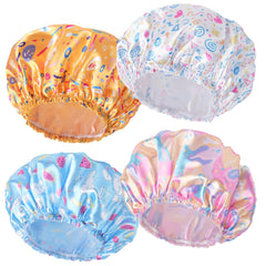 Gorra CHFONG con patrón sandía protege el cabello durante la ducha