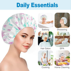 CHFONG gorra de ducha seis colores, estilo y practicidad en una sola compra